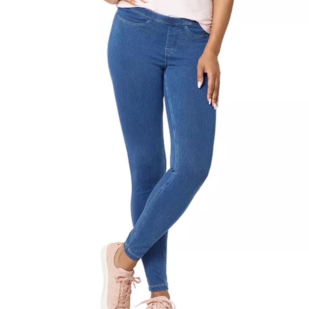 HUE Classic Stretch Denim Leggings (sooo soft) size xs- worn once